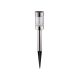 Cut-away solar lamp, chrome - MONZA
