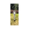 Cut-away solar lamp, chrome - MONZA