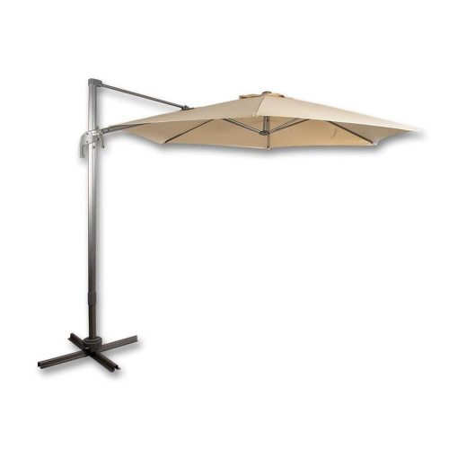 Santorini parasol with legs - beige