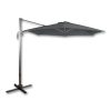 Santorini parasol with legs - grey