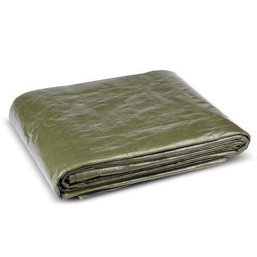 Strong agricultural tarpaulin, standard, dark green, 3 x 4 meters, HDPE/LDPE, 85g/m2