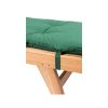 Green cushion for sunbed