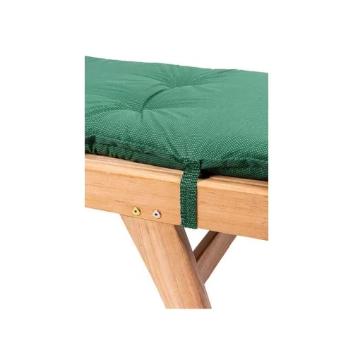 Green cushion for sunbed