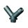 KM / Ribbed / Ribbed Y pipe starter 3/4 x 25 x 25