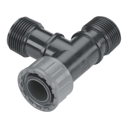 Gardena T-piece for valve with 1x1" internal and 2x1" external thread
