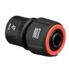 Fiskars FiberComp hose quick connector, 19 mm (3/4") STOP