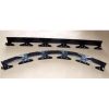 Plastic bed edging 70, 1m x 7cm x 6.5cm black