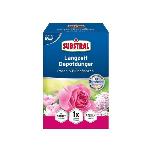 Substral Osmocote long-lasting fertilizer for roses and flowering plants
