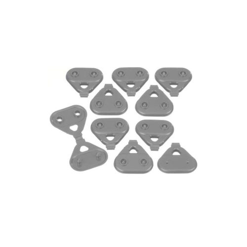 Fixing clip, gray, for shading net 10 pcs/box