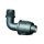 LPE Elbow with external thread 16 x 1/2