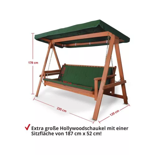 HECHT BAHARULUX GARDEN SWING BED