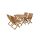 HECHT BASICSET4 GARDEN FURNITURE WOOD