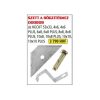 HECHT 000808 ACCESSORIES FOR GARDEN TOOL STORAGE HOUSES (4PCS/PACK)