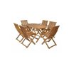 HECHT BASICSET6 GARDEN FURNITURE WOOD