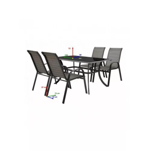 HECHT HONEYSET4 GARDEN FURNITURE
