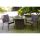 Dining set 4 pieces brown Lento