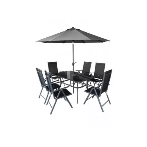Hecht shadowset garden furniture with parasol