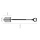 Fiskars Comfort pointed spade