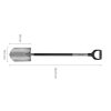 Fiskars Comfort pointed spade