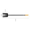 Fiskars Solid Metal Shovel with Straight Handle
