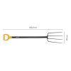 Fiskars Solid Metal Compost Fork