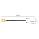 Fiskars Solid Metal Compost Fork