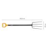 Fiskars Solid Metal Compost Fork