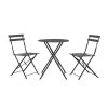 Sofa set Semplici black 3-piece