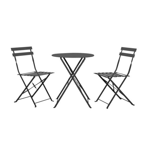 Sofa set Semplici black 3-piece