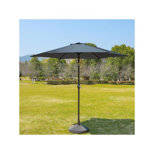 Parasol 300 cm gray, with base
