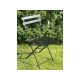 Steel frame folding garden chair Semplici black