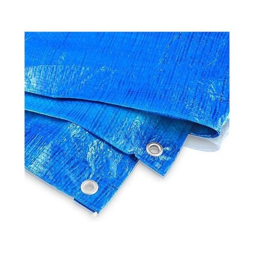 Tarpaulin, blue 6x12 m, 60gr/sqm (The actual size deviation from the nominal size is up to 5%