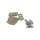 Riwall spare knife set for RRM 1000 (10pcs)