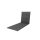 Doppler Look Rolliege lounger cushion, 195x58x4 cm, anthracite
