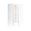Metal decorative grille in rust brown color 145x38 cm