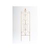 Metal decorative grille in rust brown color 145x38 cm