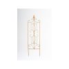 Metal decorative grille in rust brown color 115x33 cm