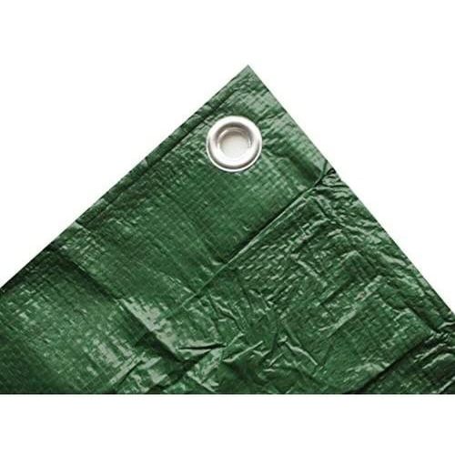 Tarpaulin, green 6x10 m, 90gr/sqm (The actual size deviation from the nominal size is up to 5%