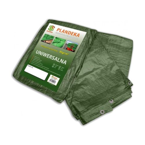 Tarpaulin, green 6x8 m, 90gr/sqm (The actual size may vary up to 5% from the nominal size)