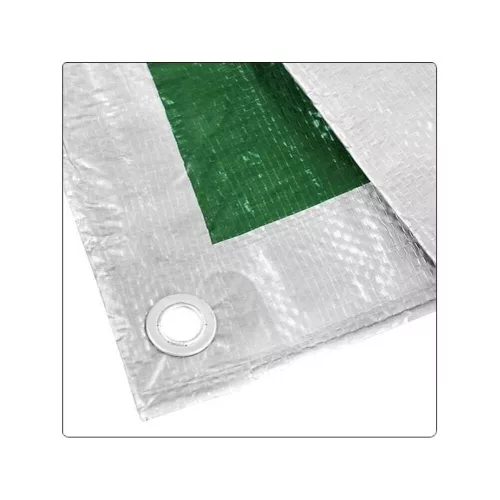 Tarpaulin, silver 6x8 m, 120gr/nm (The actual size may vary up to 5% from the nominal size)
