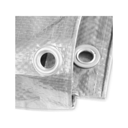 Tarpaulin, silver 4x6 m, 120gr/nm (The actual size may vary up to 5% from the nominal size)