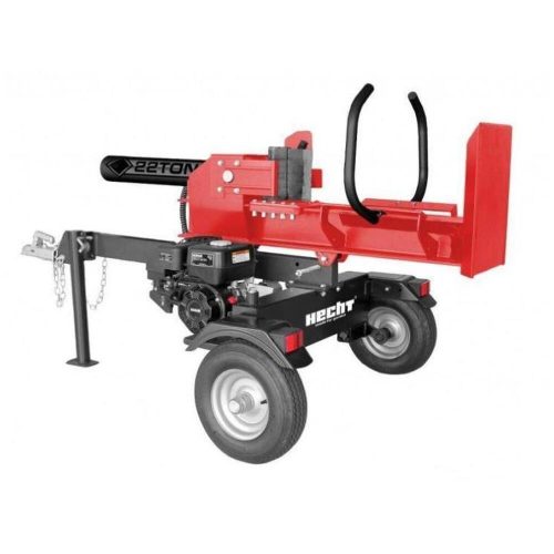 HECHT 6422 B&S MOTORIZED LOG SPLITTER, MAX. 22 TONNES, TRAILED