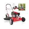 HECHT 5511 PETROL ENGINE LAWN MOWER, side discharge and mulching