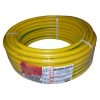 Yellow watering hose, twist-free double braided. 3/4' 50 m/pack.