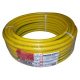 Yellow watering hose, twist-free double braid. 1' 50 m/pack.