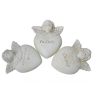 Decorative ceramic angel, with inscription, 3 types, 1 pc.
