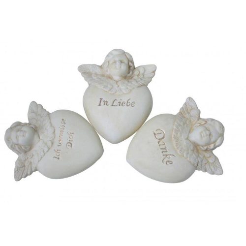 Decorative ceramic angel, with inscription, 3 types, 1 pc.