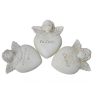 Decorative ceramic angel, with inscription, 3 types, 1 pc.