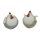 Ceramic hen figurine in pants, 2 types, 1 pc.