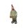 Standing chicken with watering can ceramic figurine, 29.5 cm